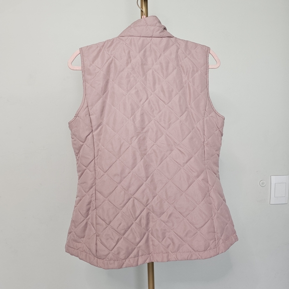 G.H. Bass & Co. Maine WOMAN'S Rose QUILTED Sleeveless VEST SZ Medium - Picture 2 of 8